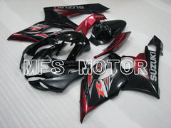 Suzuki GSXR1000 2005-2006 Injection ABS Fairing - Factory Style - Black Red - MFS2660