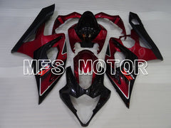 Suzuki GSXR1000 2005-2006 Injection ABS Fairing - Factory Style - Black Red - MFS2661