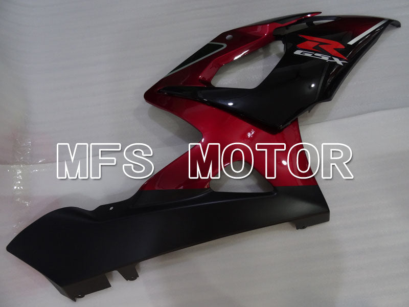 Suzuki GSXR1000 2005-2006 Injection ABS Fairing - Factory Style - Black Red - MFS2661