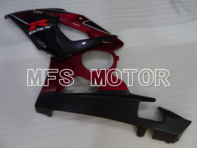 Suzuki GSXR1000 2005-2006 Injection ABS Fairing - Factory Style - Black Red - MFS2661