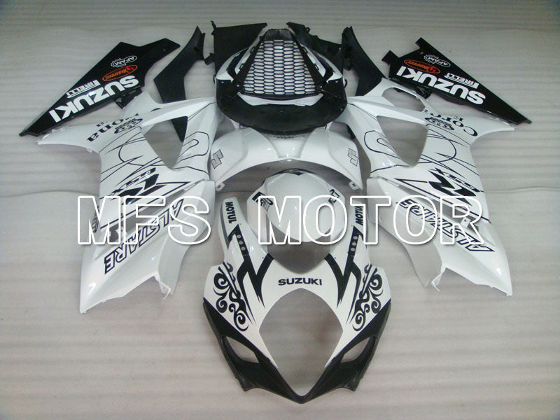 Suzuki GSXR1000 2007-2008 Injection ABS verkleidung - Corona - Schwarz Weiß - MFS2664