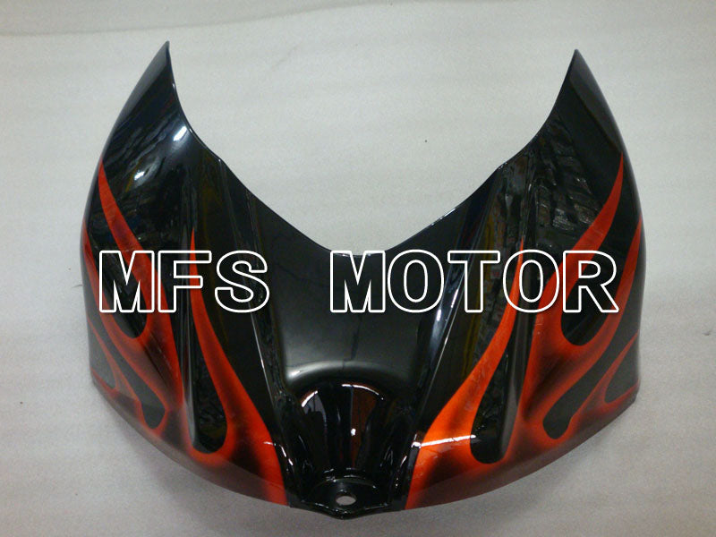 Suzuki GSXR1000 2007-2008 Injection ABS verkleidung - Flamme - Schwarz Rot - MFS2668