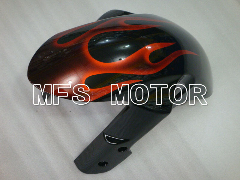 Suzuki GSXR1000 2007-2008 Injection ABS verkleidung - Flamme - Schwarz Rot - MFS2668