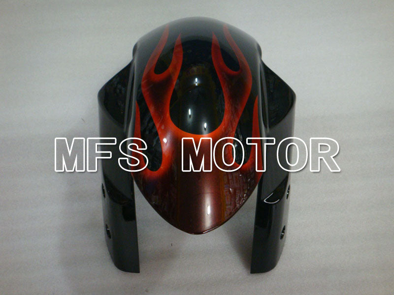 Suzuki GSXR1000 2007-2008 Injection ABS verkleidung - Flamme - Schwarz Rot - MFS2668