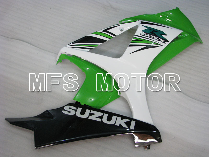 Suzuki GSXR1000 2007-2008 Injection ABS verkleidung - Factory Style - Weiß Grün - MFS2676