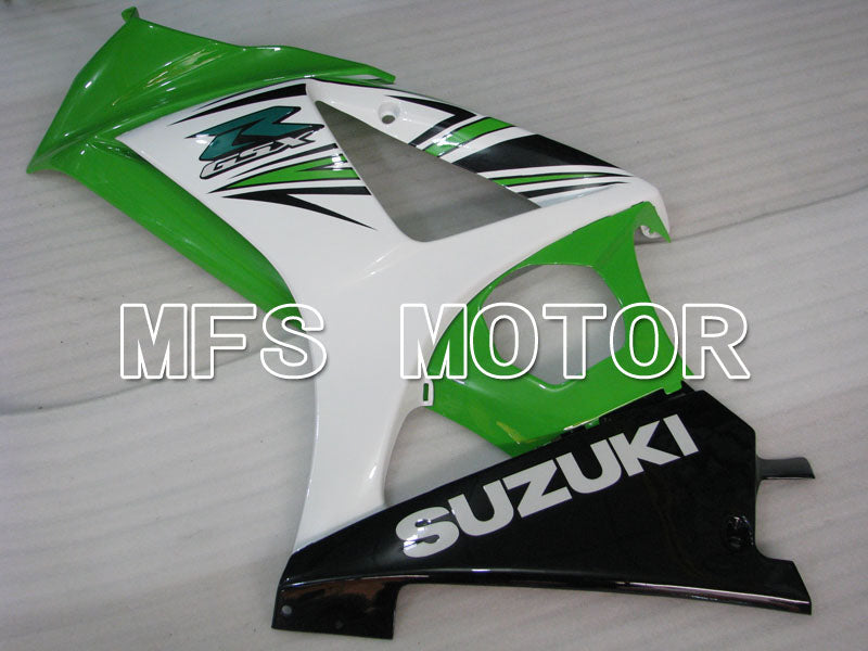 Suzuki GSXR1000 2007-2008 Injection ABS verkleidung - Factory Style - Weiß Grün - MFS2676