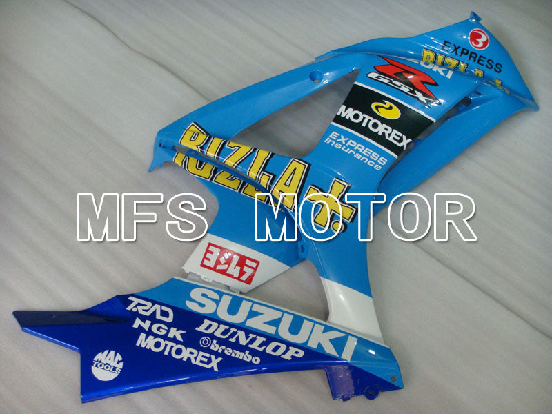 Suzuki GSXR1000 2007-2008 Injection ABS verkleidung - Rizla+ - Blau - MFS2677