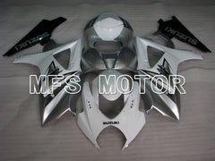 Suzuki GSXR1000 2007-2008 Injection ABS verkleidung - Factory Style - Weiß Silber - MFS2680