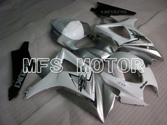 Suzuki GSXR1000 2007-2008 Injection ABS verkleidung - Factory Style - Weiß Silber - MFS2680