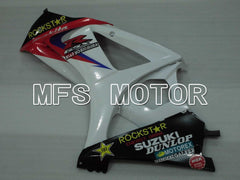 Suzuki GSXR1000 2007-2008 Injection ABS verkleidung - Rockstar - Weiß Blau - MFS2683