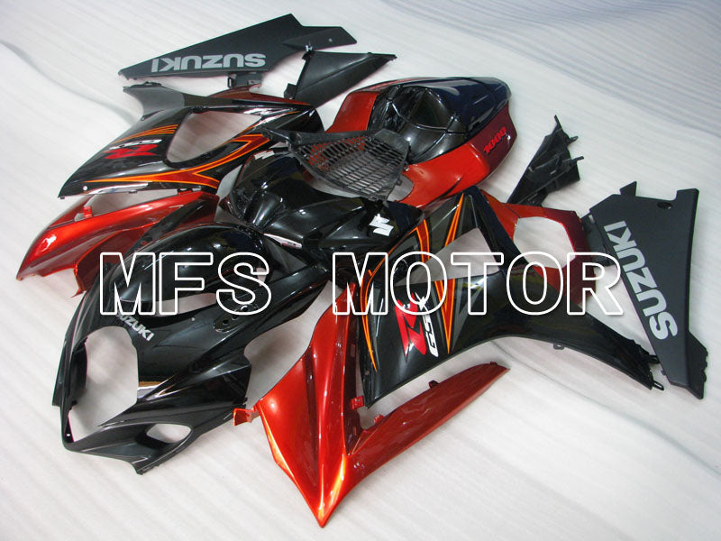 Suzuki GSXR1000 2007-2008 Injection ABS verkleidung - Factory Style - Schwarz Rot - MFS2684