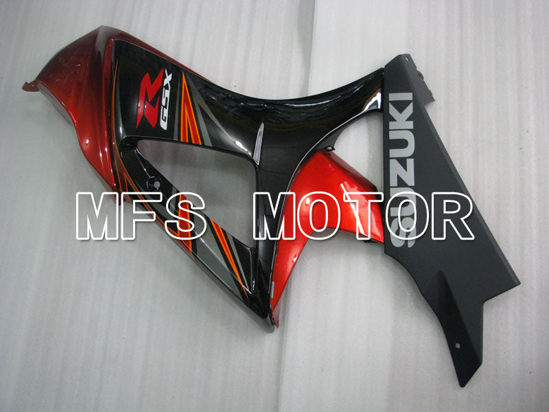 Suzuki GSXR1000 2007-2008 Injection ABS verkleidung - Factory Style - Schwarz Rot - MFS2684