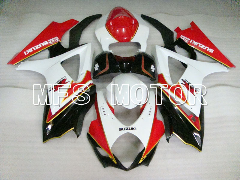 Suzuki GSXR1000 2007-2008 Injection ABS verkleidung - Factory Style - Schwarz Rot Weiß - MFS2687