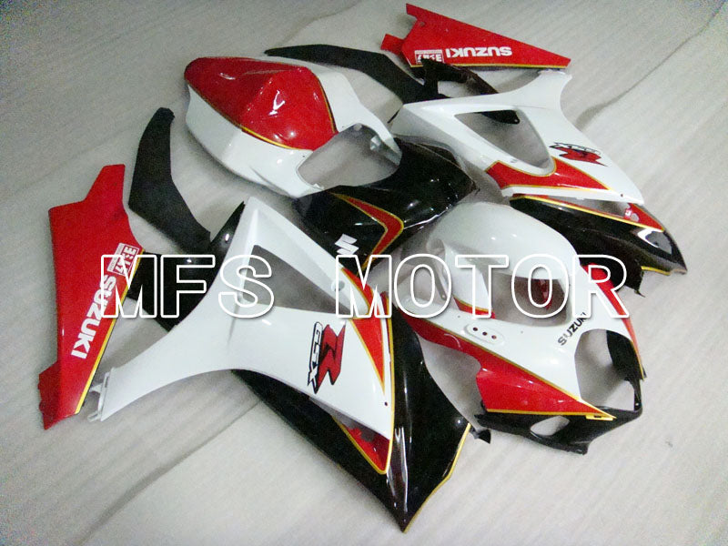 Suzuki GSXR1000 2007-2008 Injection ABS verkleidung - Factory Style - Schwarz Rot Weiß - MFS2687