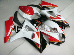 Suzuki GSXR1000 2007-2008 Injection ABS verkleidung - Factory Style - Schwarz Rot Weiß - MFS2687