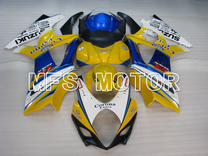 Suzuki GSXR1000 2007-2008 Injection ABS verkleidung - Corona - Blau Gelb - MFS2689