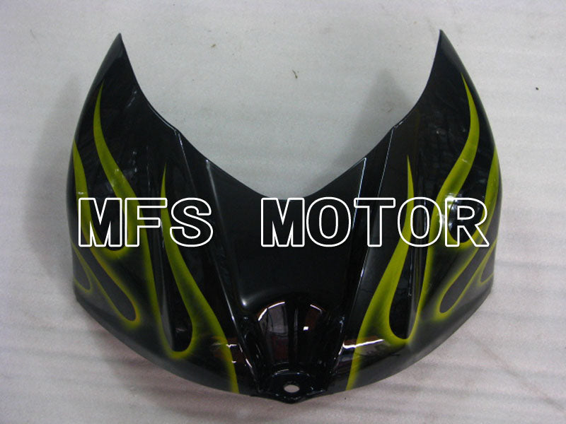 Suzuki GSXR1000 2007-2008 Injection ABS verkleidung - Flamme - Schwarz Gelb - MFS2690
