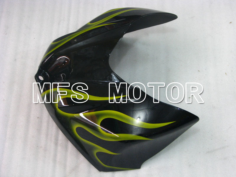 Suzuki GSXR1000 2007-2008 Injection ABS verkleidung - Flamme - Schwarz Gelb - MFS2690