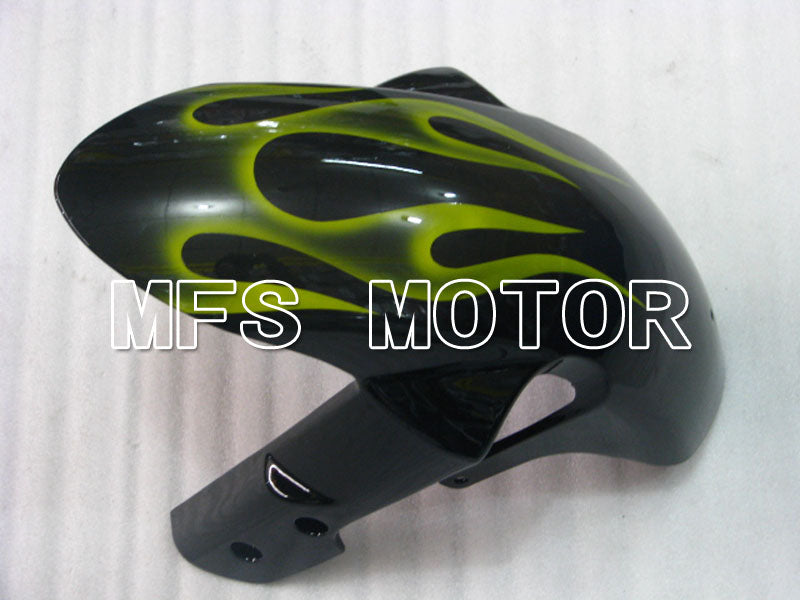 Suzuki GSXR1000 2007-2008 Injection ABS verkleidung - Flamme - Schwarz Gelb - MFS2690