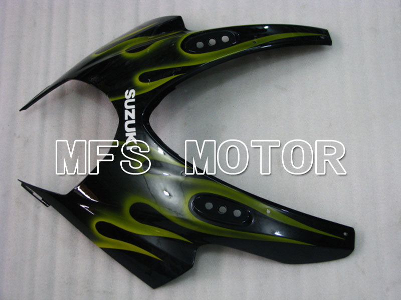 Suzuki GSXR1000 2007-2008 Injection ABS verkleidung - Flamme - Schwarz Gelb - MFS2690