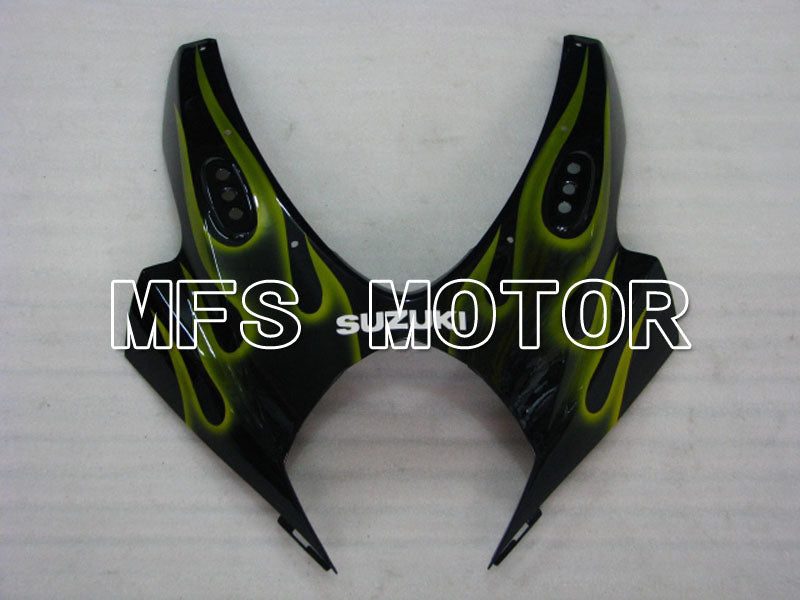 Suzuki GSXR1000 2007-2008 Injection ABS verkleidung - Flamme - Schwarz Gelb - MFS2690