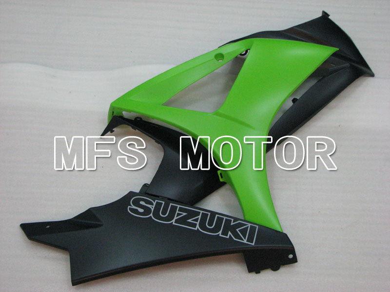 Suzuki GSXR1000 2007-2008 Injection ABS Fairing - Factory Style - Black Green Matte - MFS2692