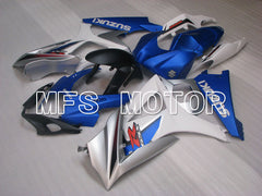 Suzuki GSXR1000 2007-2008 Injection ABS Fairing - Factory Style - White Blue - MFS2693