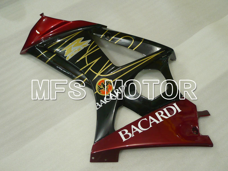 Suzuki GSXR1000 2007-2008 Injection ABS Fairing - BACARDI - Black Red - MFS2694