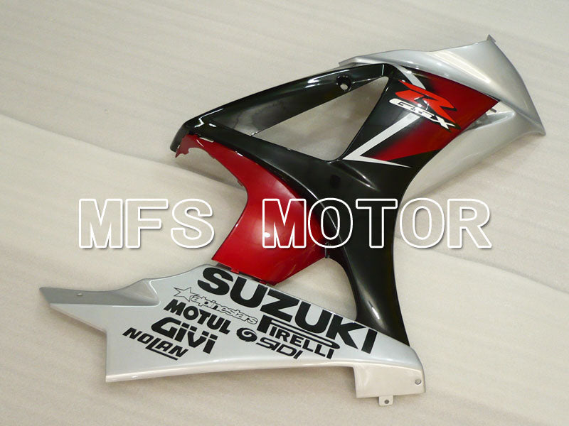 Suzuki GSXR1000 2007-2008 Injection ABS Fairing - Factory Style - Black Red - MFS2695