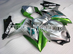 Suzuki GSXR1000 2007-2008 Injection ABS Fairing - Factory Style - Silver Green - MFS2696