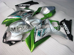 Suzuki GSXR1000 2007-2008 Injection ABS Fairing - Factory Style - Silver Green - MFS2696