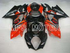 Suzuki GSXR1000 2007-2008 Injection ABS Fairing - Factory Style - Black Orange - MFS2697