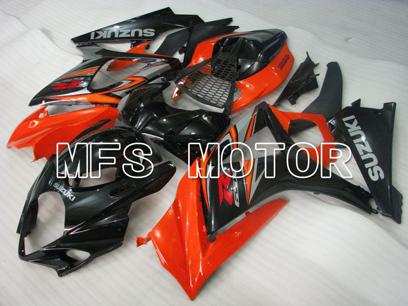 Suzuki GSXR1000 2007-2008 Injection ABS Fairing - Factory Style - Black Orange - MFS2697