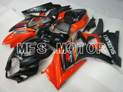 Suzuki GSXR1000 2007-2008 Injection ABS Fairing - Factory Style - Black Orange - MFS2697