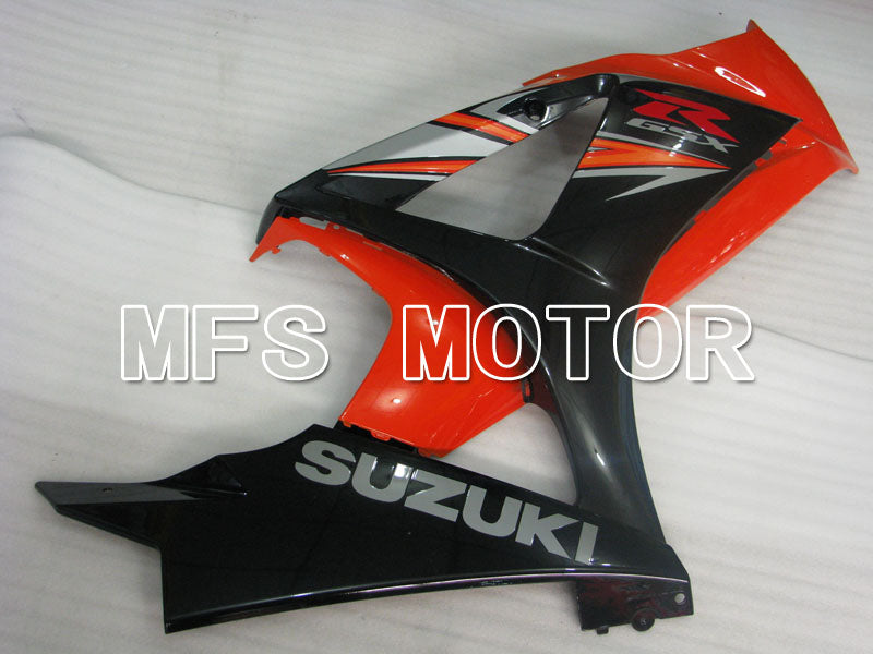 Suzuki GSXR1000 2007-2008 Injection ABS Fairing - Factory Style - Black Orange - MFS2697
