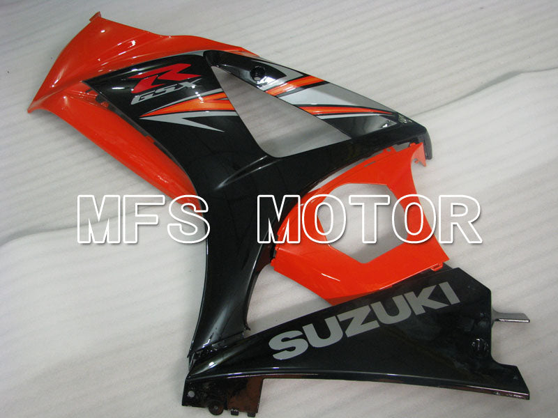 Suzuki GSXR1000 2007-2008 Injection ABS Fairing - Factory Style - Black Orange - MFS2697