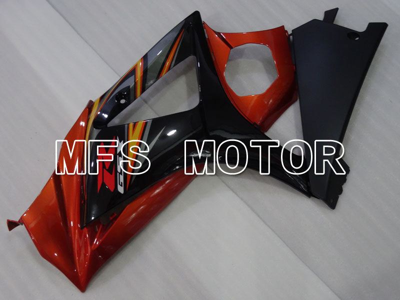 Suzuki GSXR1000 2007-2008 Injection ABS Fairing - Factory Style - Black Orange - MFS2698