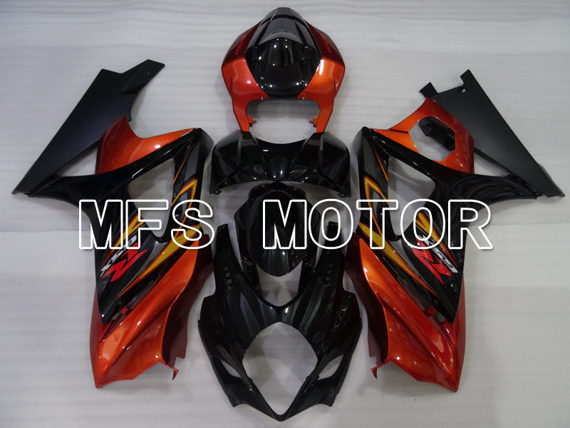 Suzuki GSXR1000 2007-2008 Injection ABS Fairing - Factory Style - Black Orange - MFS2698