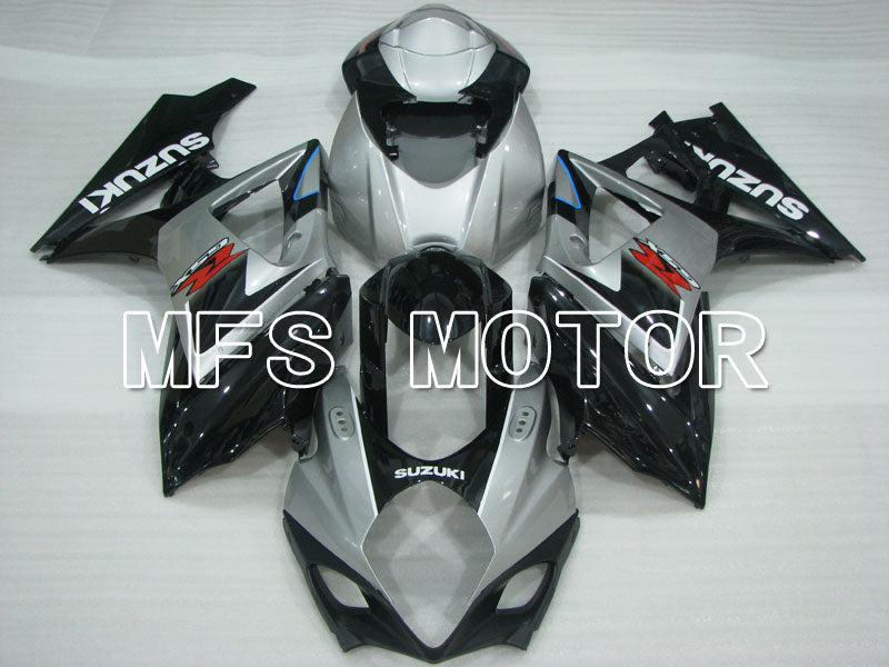 Suzuki GSXR1000 2007-2008 Injection ABS Fairing - Factory Style - Black Silver - MFS2700