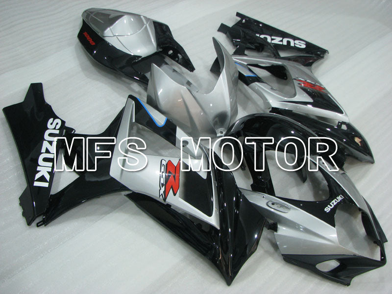 Suzuki GSXR1000 2007-2008 Injection ABS Fairing - Factory Style - Black Silver - MFS2700