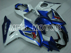 Suzuki GSXR1000 2009-2016 Injection ABS verkleidung - Factory Style - Weiß Blau - MFS2712