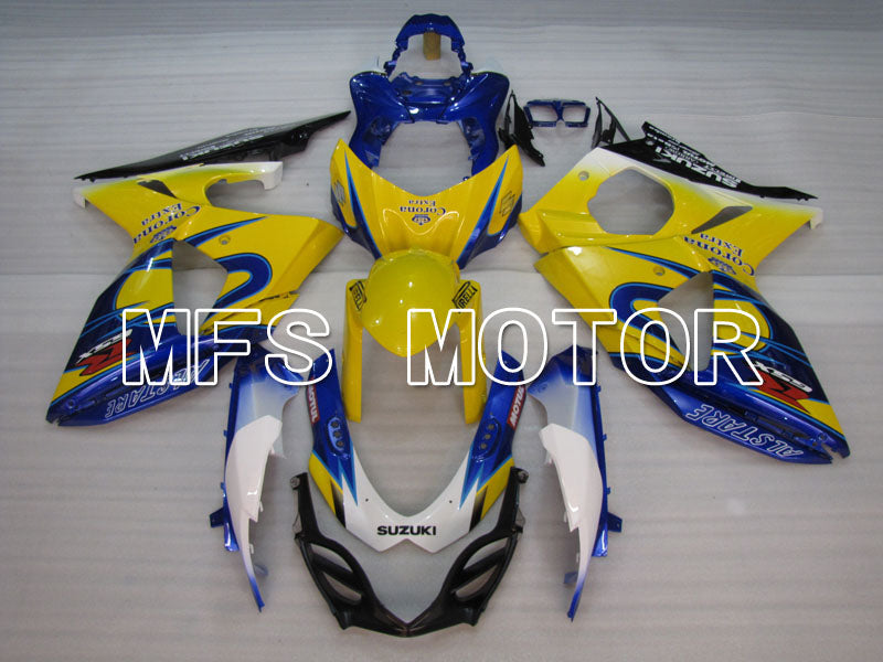 Suzuki GSXR1000 2009-2016 Injection ABS verkleidung - Corona - Gelb Blau - MFS2714