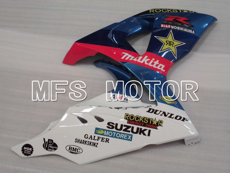 Suzuki GSXR1000 2009-2016 Injection ABS Fairing - Rockstar - White Blue - MFS2718