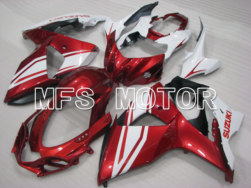 Carénage ABS injecté Suzuki GSXR1000 2009-2016 - Style usine - Blanc rouge - MFS2722