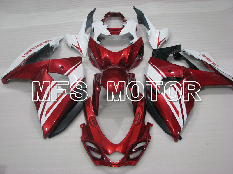 Carénage ABS injecté Suzuki GSXR1000 2009-2016 - Style usine - Blanc rouge - MFS2722