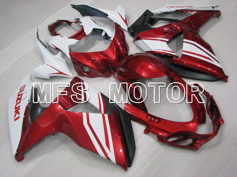 Carénage ABS injecté Suzuki GSXR1000 2009-2016 - Style usine - Blanc rouge - MFS2722