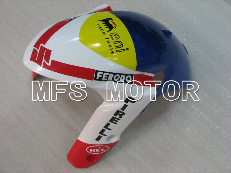 Carénage ABS injecté Suzuki GSXR1000 2009-2016 - FIXI - Blanc Bleu - MFS2729
