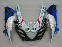 Carénage ABS injecté Suzuki GSXR1000 2009-2016 - FIXI - Blanc Bleu - MFS2729