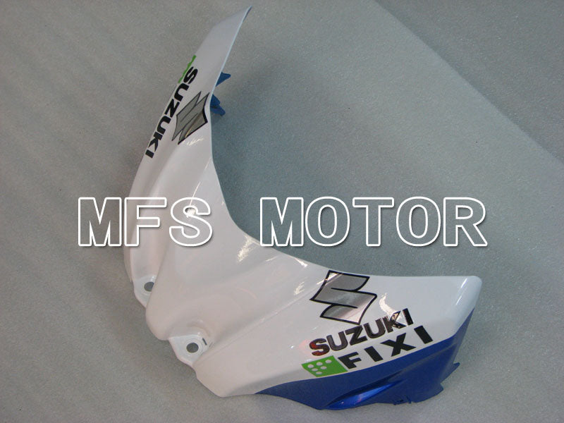 Carénage ABS injecté Suzuki GSXR1000 2009-2016 - FIXI - Blanc Bleu - MFS2729