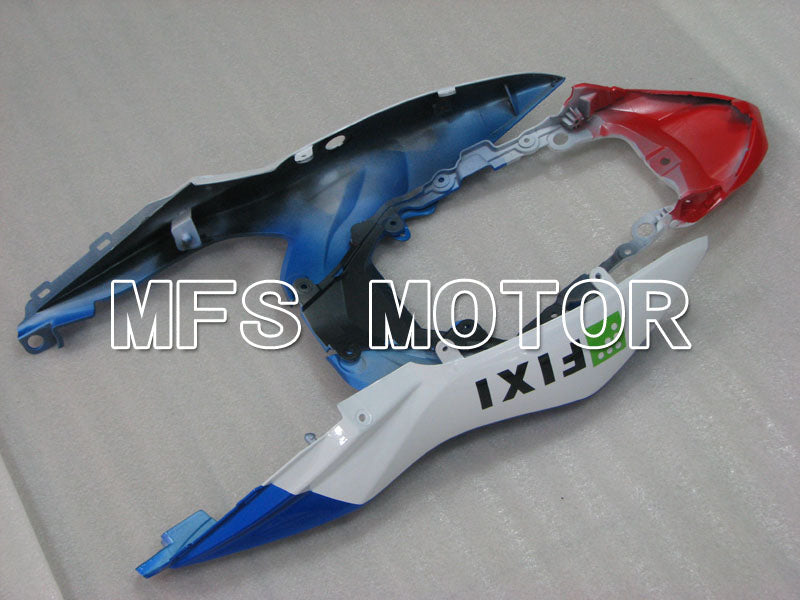 Carénage ABS injecté Suzuki GSXR1000 2009-2016 - FIXI - Blanc Bleu - MFS2729